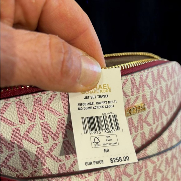 Michael Kors Pink Crossbody Bag NWT - Picture 8 of 8